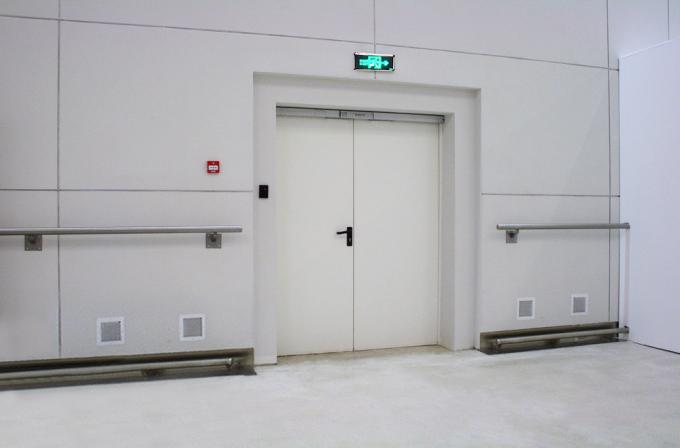 Modern Galvanized Hotel Fire Safety Door 1.5h Mgo Board Filling 0