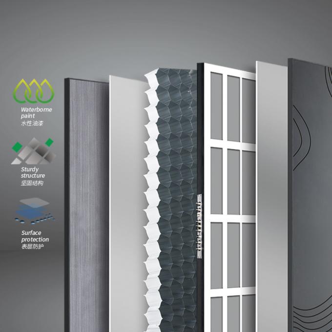 Swing open Villa Entrance Door 90mm Fire Rated Security Door 0